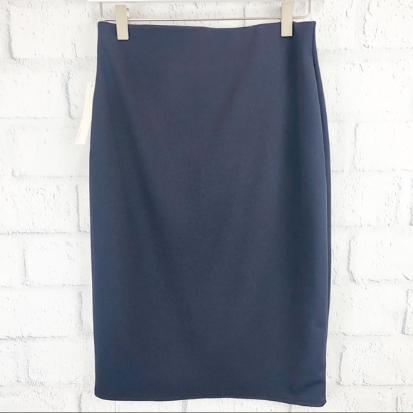 Brandy Blu Navy Sheath Skirt - Picture 3 of 6
